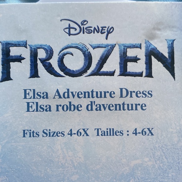 DISNEY FROZEN 💙🩵"ELSA"🩵💙 ADVENTURE DRESS COSTUME SIZE SMALL (4-6X) 🌟NWT🌟 - Picture 14 of 16
